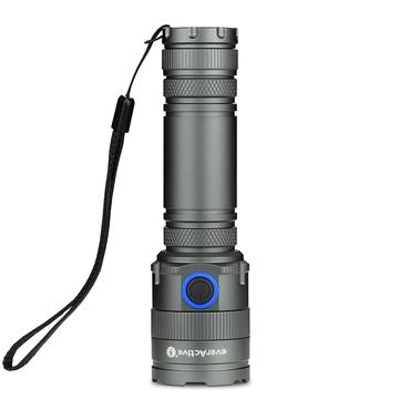 EverActive FL-4500R Lampe de poche LED rechargeable Cannon - 4500 Lumens - Noir