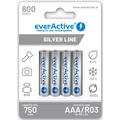 EverActive Silver Line EVHRL03-800 Piles rechargeables AAA 800mAh - 4 Pcs.