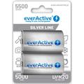 EverActive Silver Line EVHRL20-5500 Batteries D rechargeables 5500mAh - 2 Pcs.
