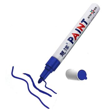 Flysea FS-110 Marqueur étanche pour le bricolage - Pour le métal, la pierre, le plastique et le papier - Bleu