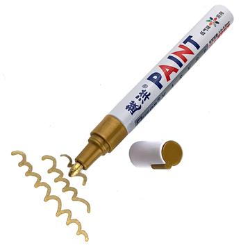 Flysea FS-110 Marqueur à l\'épreuve de l\'eau pour le bricolage - pour le métal, la pierre, le plastique et le papier - Or