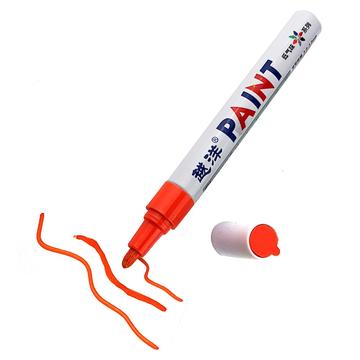 Flysea FS-110 Marqueur étanche pour le bricolage - pour le métal, la pierre, le plastique et le papier - rouge