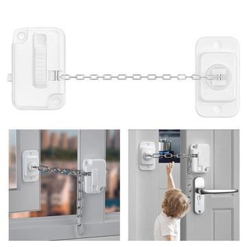 FT756 Serrure à limiteur de porte/fenêtre réglable - Blanc