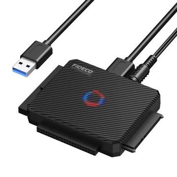 Fideco PL03 Adaptateur USB 3.0 vers HDD/SSD - Noir