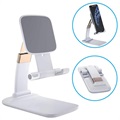 Support Bureau Pliable Gravity pour Smartphone/Tablette (Emballage ouvert - Acceptable) - Blanc