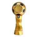 Ventilateur portable de design football - 4000mAh, écran LED, fonction compresse froide - Or
