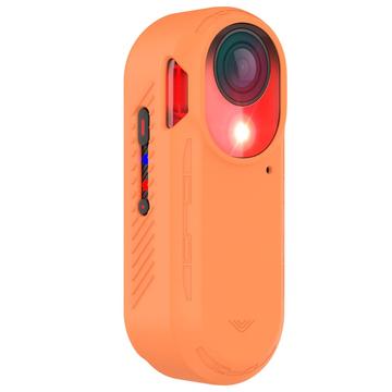 Garmin Varia RCT715 Coque en silicone anti-rayures, housse souple pour vélo léger, manchon de protection radar sykkel - Orange