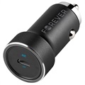 Chargeur Voiture Rapide Forever CC-06 - USB-C, 20W - Noir