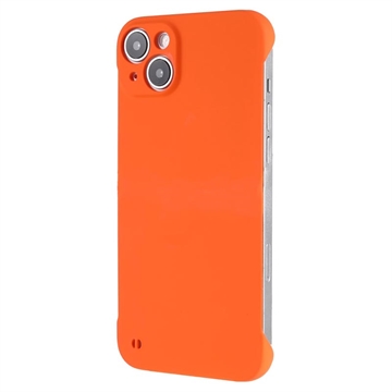 Coque iPhone 14 en Plastique Sans Cadre - Orange