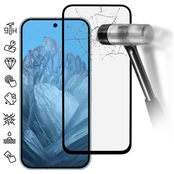 Protecteur d’Écran Google Pixel 9/9 Pro en Verre Trempé Full Cover - Bord Noir