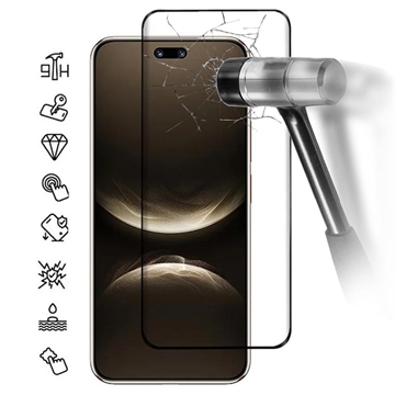 Protecteur d\'écran Huawei Nova 14 Ultra en verre trempé Couverture complète - 9H - Bord noir