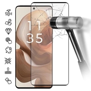 Protecteur d’Écran Motorola Edge 50 en Verre Trempé Full Cover - Bord Noir