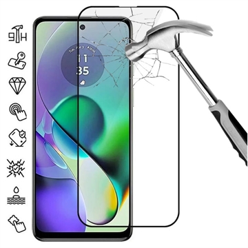 Protecteur d’Écran Motorola Moto G54 en Verre Trempé Full Cover - Bord Noir