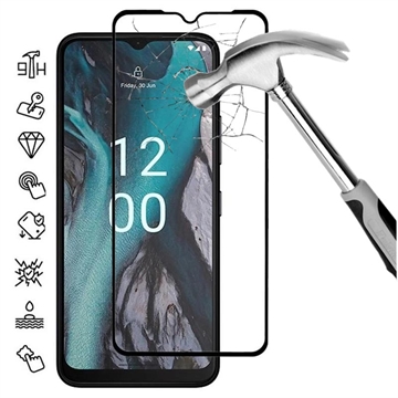 Protecteur d’Écran Nokia C22 en Verre Trempé Full Cover - Bord Noir