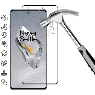 Protecteur d’Écran OnePlus 12 en Verre Trempé Full Cover - Bord Noir