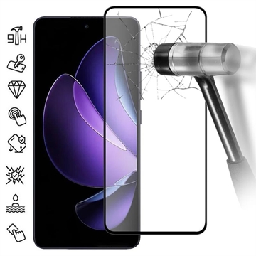 Protecteur d’Écran Oppo Reno13 F en Verre Trempé Full Cover - Bord Noir