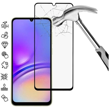 Protecteur d’Écran Samsung Galaxy A06 en Verre Trempé Full Cover - Bord Noir