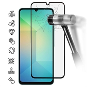 Protecteur d'écran Samsung Galaxy A07 4G/A06 en verre trempé Couverture complète - 9H - Bord noir