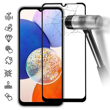 Protecteur d’Écran Samsung Galaxy A15 en Verre Trempé Full Cover - Bord Noir