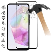 Protecteur d’Écran Samsung Galaxy A35 en Verre Trempé Full Cover - Bord Noir