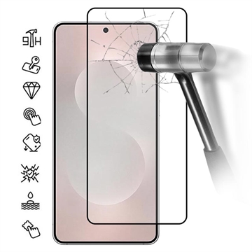 Protecteur d\'écran Samsung Galaxy M36 en verre trempé Couverture complète - 9H - Bord noir