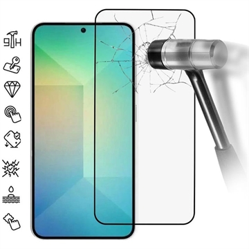 Protecteur d’Écran Samsung Galaxy S25+ en Verre Trempé Full Cover - Bord Noir