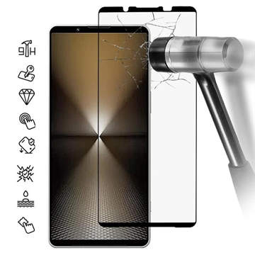 Protecteur d’Écran Sony Xperia 1 VI en Verre Trempé Full Cover - Bord Noir