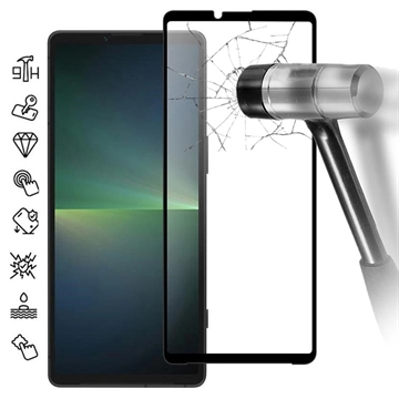 Protecteur d’Écran Sony Xperia 10 VI en Verre Trempé Full Cover - Bord Noir