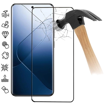 Protecteur d’Écran Xiaomi 14 Pro en Verre Trempé Full Cover - Bord Noir