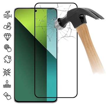 Protecteur d’Écran Xiaomi Redmi Note 13 Pro+ en Verre Trempé Full Cover - Bord Noir