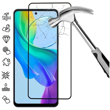 Protecteur d’Écran vivo Y78t en Verre Trempé Full Cover - Bord Noir