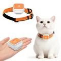 G01 Traceur GPS intelligent et étanche pour animaux de compagnie, 4G/Wi-Fi - L - Orange