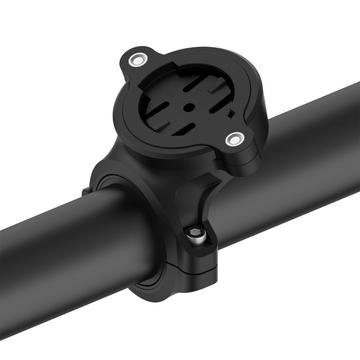 Support pour ordinateur de vélo Garmin Edge MTB/1050/840/540 avec fente AirTag - Noir