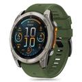 Sangle de ligne en silicone Garmin Fenix 5/6/6 Pro/7/8/E Tech-Protect - 47mm - Vert militaire