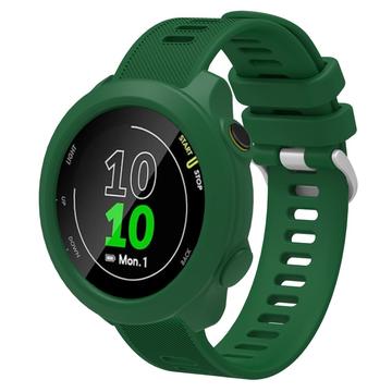 Bracelet en Silicone de Rechange avec Cadre Intégré Garmin Forerunner 158 - Vert