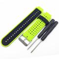 Bracelet Sports Garmin Forerunner 235/630/735 en Silicone Bicolore - Vert clair