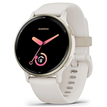 Garmin Vivoactive 5 Fitness Smartwatch - Elfenbein / Cremegold
