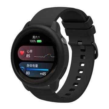 Bracelet en Silicone de Rechange avec Cadre Intégré Garmin vivoactive 6 - Noir