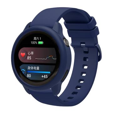 Bracelet en Silicone de Rechange avec Cadre Intégré Garmin vivoactive 6 - Bleu