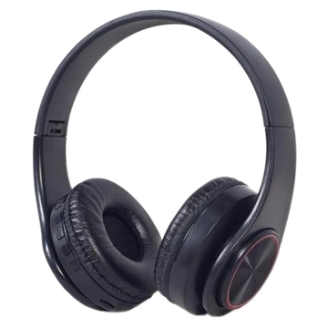 Gembird BHP-LED-01 Casque d\'écoute sans fil avec lumière LED - Noir