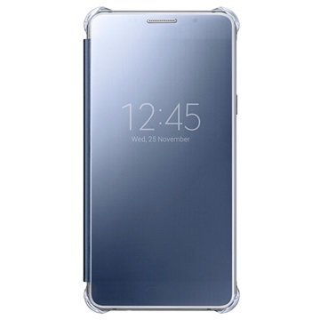 Etui à Rabat d\'Origine Samsung Clear View EF-ZA510CB pour Galaxy A5 (2016) - Bleu / Noir