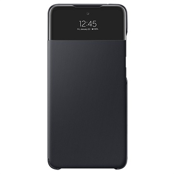 Étui à Rabat Samsung Galaxy A52 5G S View EF-EA525PBEGEE - Noir