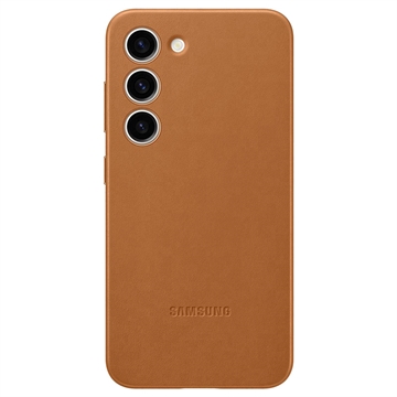 Coque Samsung Galaxy S23+ 5G en Cuir EF-VS916LAEGWW - Chameau