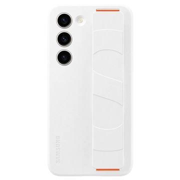 Coque Samsung Galaxy S23+ 5G en Silicone avec Lanière EF-GS916TWEGWW