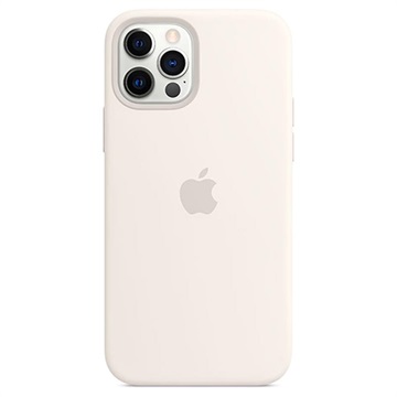 Coque Silicone avec MagSafe iPhone 12/12 Pro Apple MHL53ZM/A - Blanche