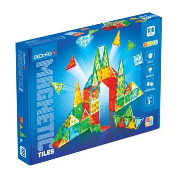 Geomag Gems 100 tuiles magnétiques pour enfants