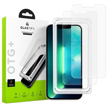 Protecteur d\'Écran iPhone 13 Pro Max/14 Plus Glastify OTG+ - 2 Pièces