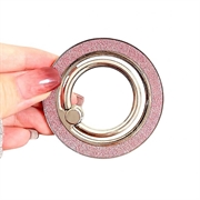 Support pour anneau anti-stress MagSafe à paillettes - Rose