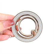 Support anneau anti-stress MagSafe pailleté - Argent