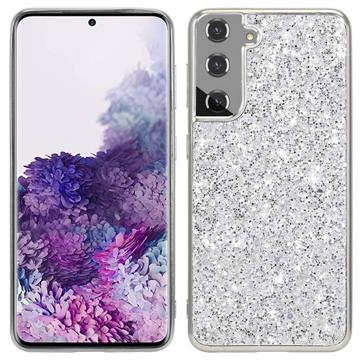 Coque Hybride Samsung Galaxy S23+ 5G - Série Glitter - Argenté